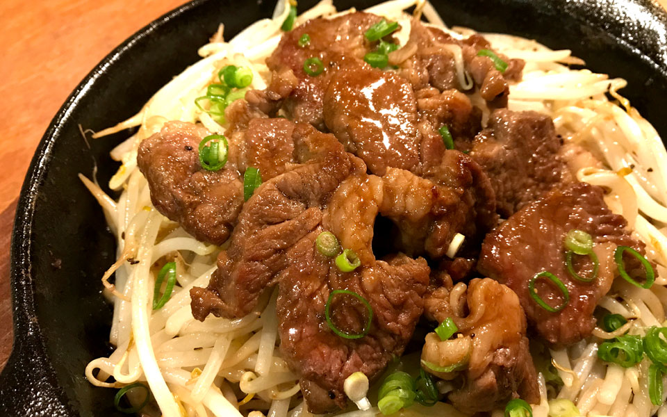 ラム肉焼き